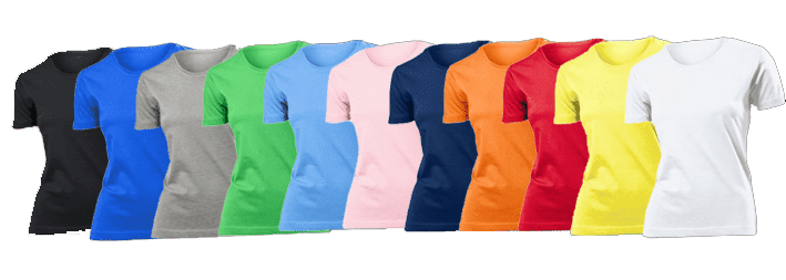 kolory koszulek classic damskie